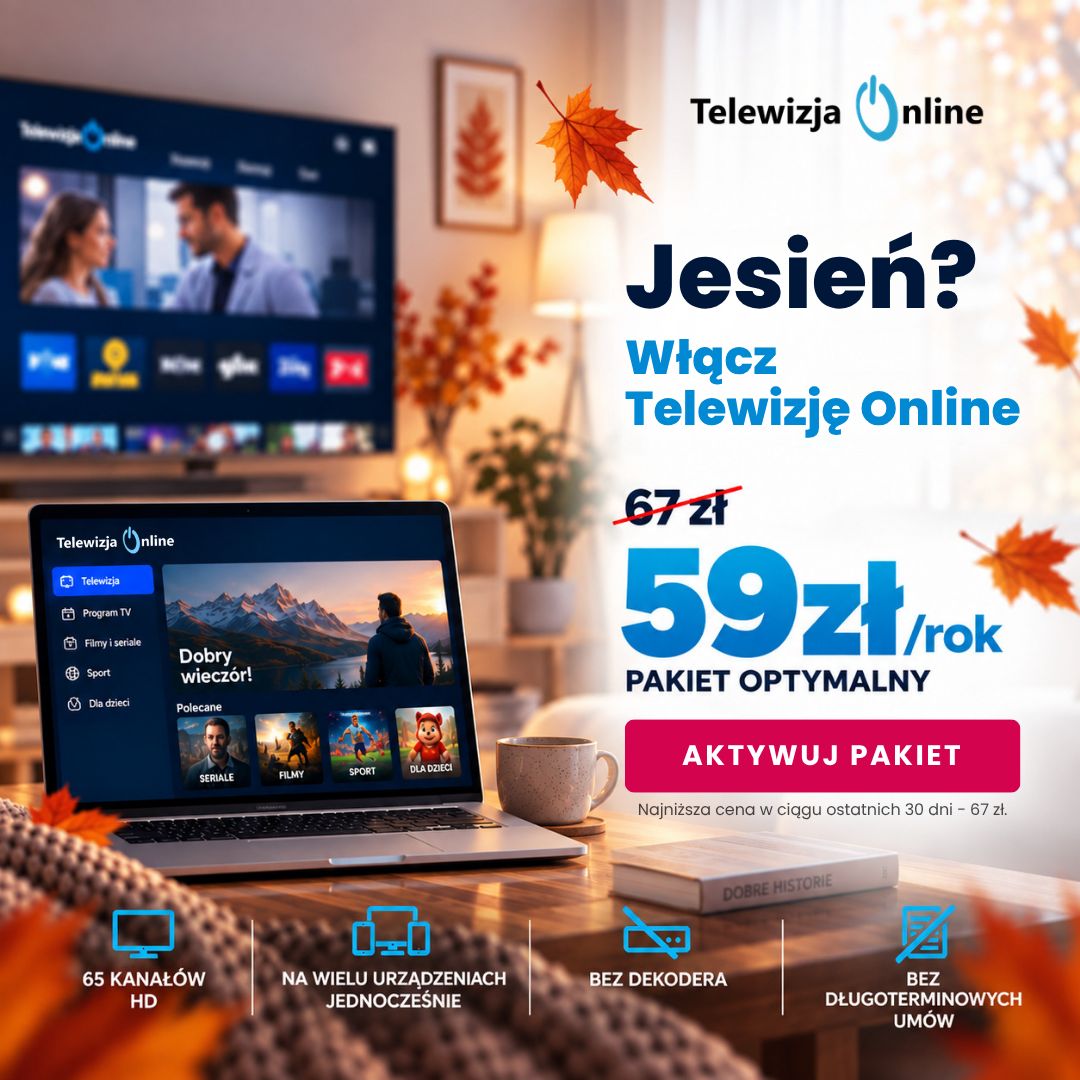 Telewizja Online 12 miesięcy w super cenie ['wyświetl obrazy']