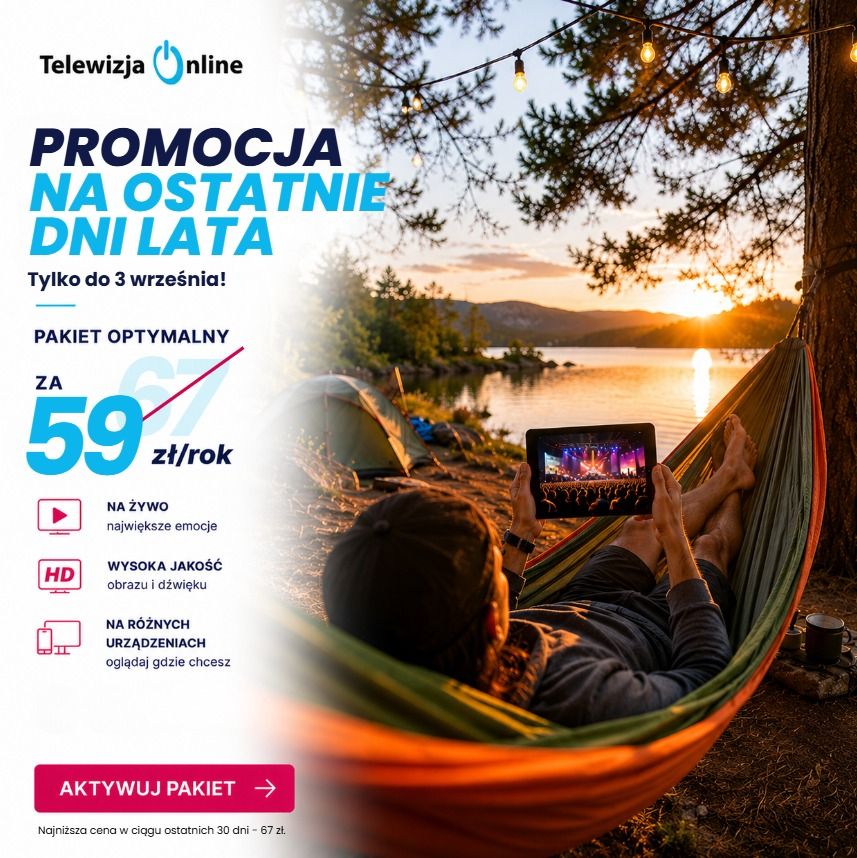 Telewizja Online 12 miesięcy w super cenie ['wyświetl obrazy']